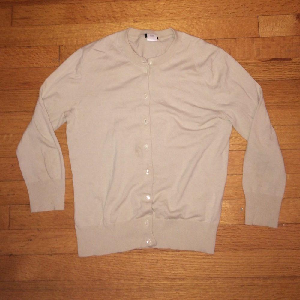 J.Crew Beige Jackie Cardigan